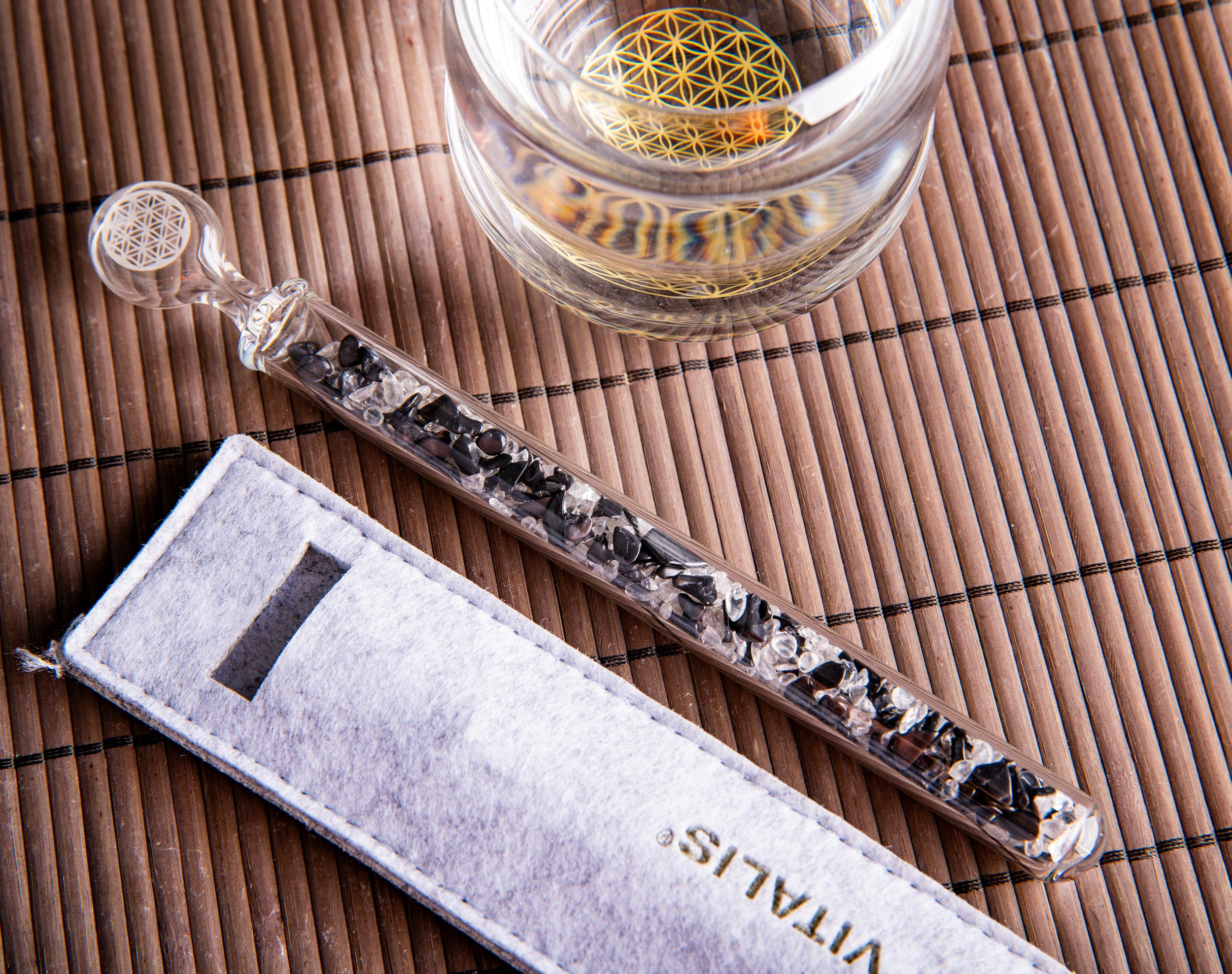 Kristall-Vitalstab – für Edelsteinwasser